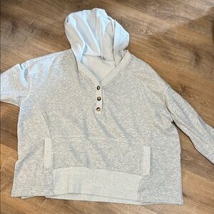 White Birch Gray Hooded Sweatshirt
